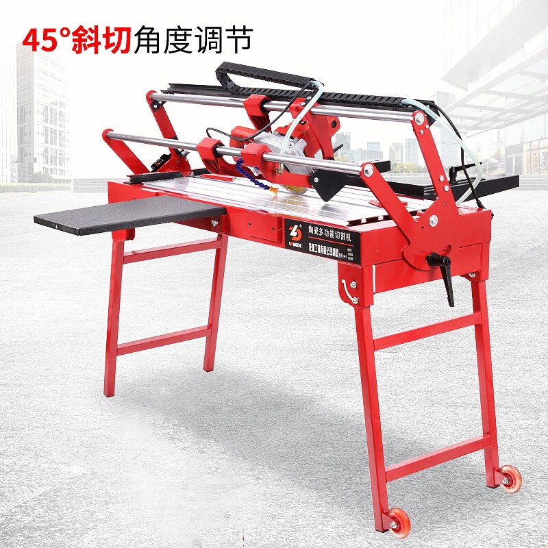 Special price Longde multifunctional electric tile cutting machine desktop stone cutting edge grinding machine 45 degrees tile chamfering machine