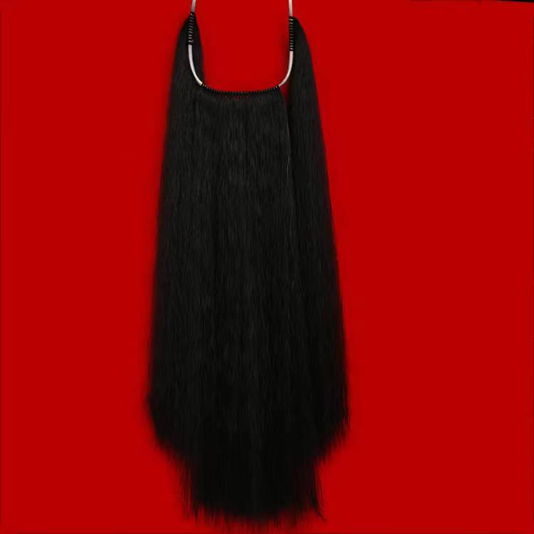 Beijing Opera Beard, Theatrical Long Beard, Black Three White Three Gray Three, Realistic Human Hair Old Man Beard, Theatrical Beard