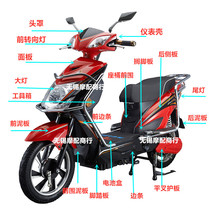 Guanghuan Xiaoliying electric vehicle shell GB Xiaoliying battery car accessories Xiaoliying full set of shell plastic parts