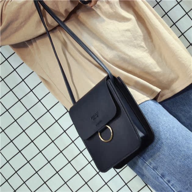 Túi của phụ nữ làn sóng mới Hàn Quốc túi điện thoại di động đơn giản hoang dã vai túi nhỏ sinh viên tươi túi nhỏ túi túi đeo chéo nữ