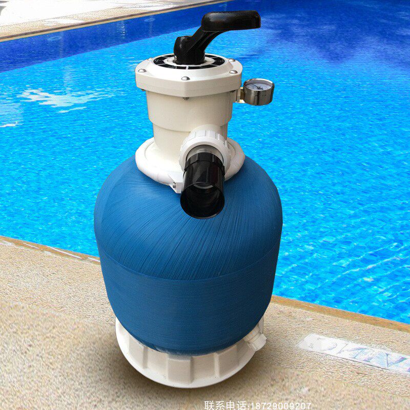 Assembly type swimming pool water treatment equipment steel structure removable swimming pool strength high aging automatic filter