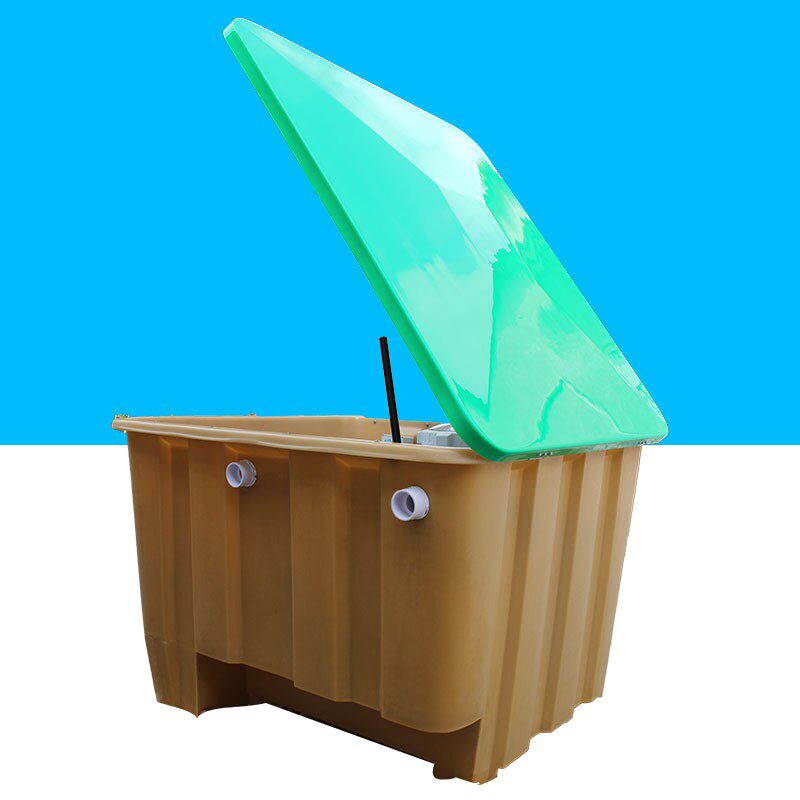 Swimming pool water park design company water filtration equipment without the need for machine room maintenance buried all