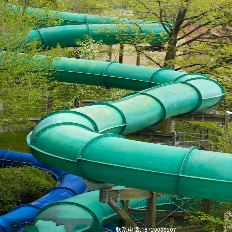 Plan and build a playground Water Park Wave Park Wave Slide high - speed stimulation amusement equipment rainbow slide