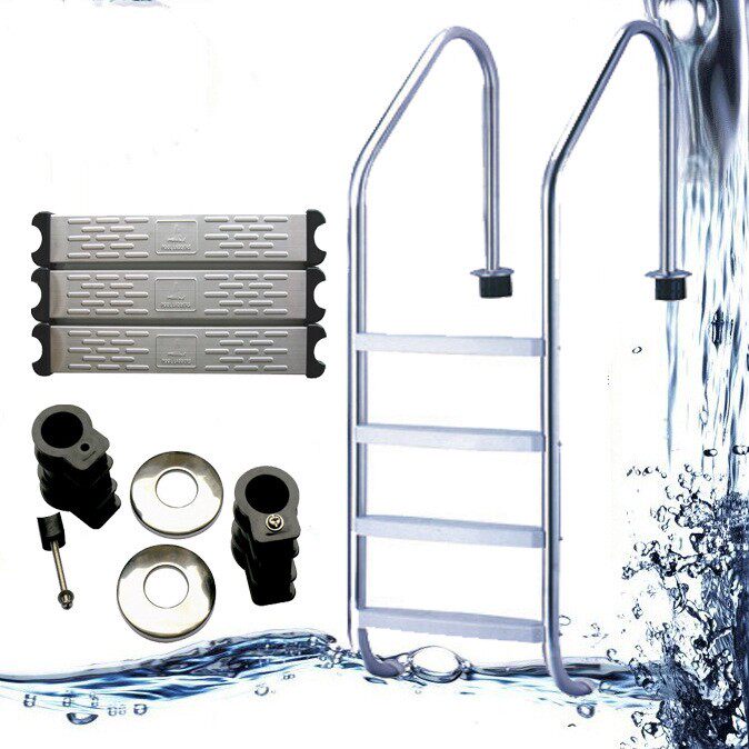 Mermaid Thickening Type of Rotten Swimming Pool Pedal Escalator Stainless Steel Fine Polished Non-slip Water Park Armrest