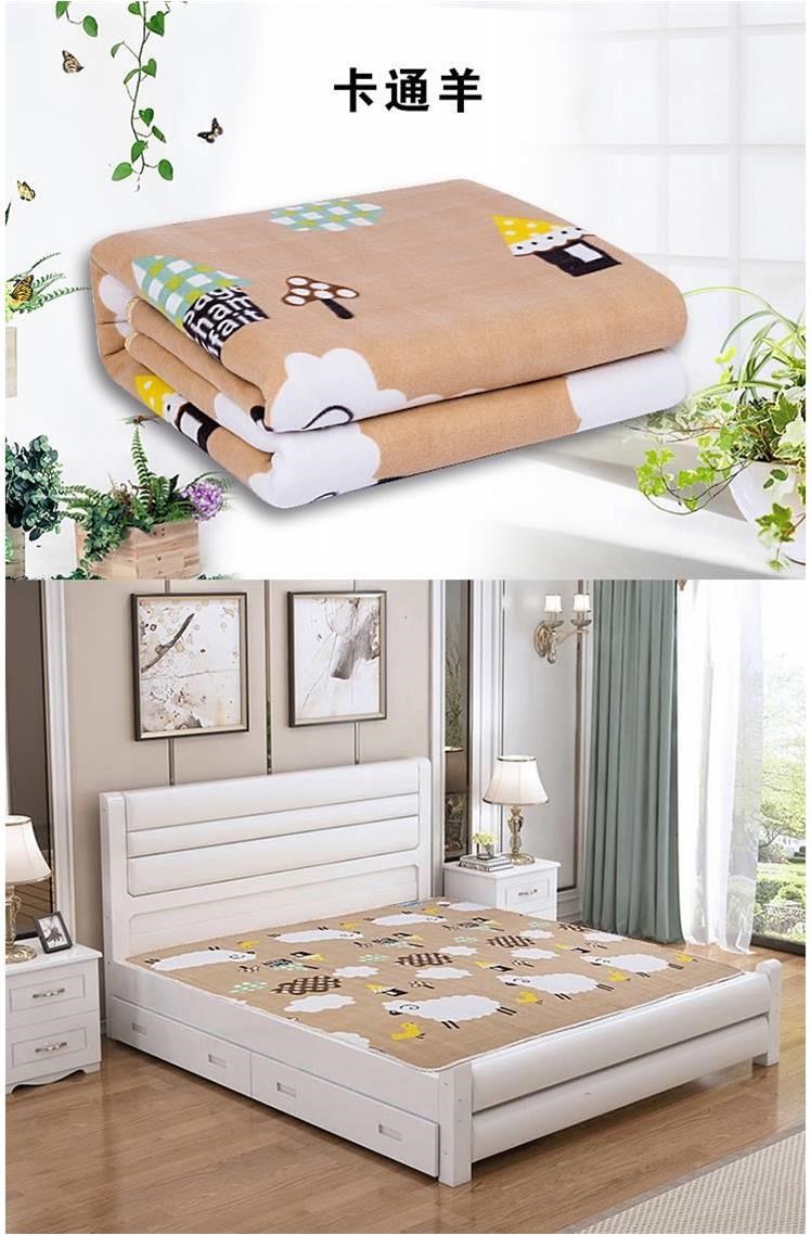 chăn điện đơn đôi kiểm soát kép điều chỉnh nhiệt để tăng cường an ninh nhà m 1,8 m giường nệm điện 2 m 1,5 sinh viên - Chăn điện chăn điện hanil hàn quốc