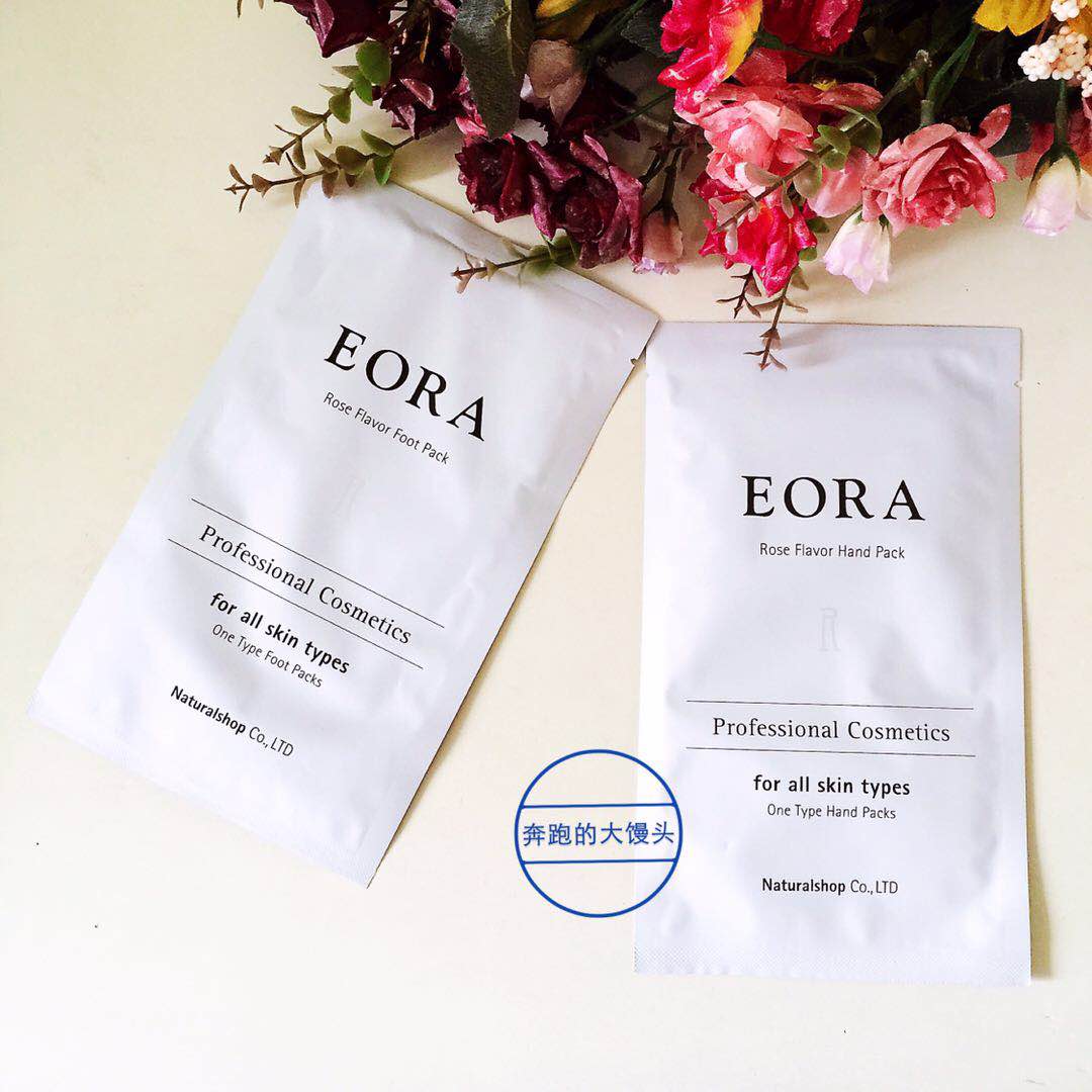 Japanese court line EORA handfilm feet film tender white moisturizing and dead skin moisturizing desalinated fine print 10 slices of spot