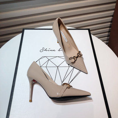 Hong Kong sexy horse belt tip tip high heel shoes shallow heel slippers 2022 high heels