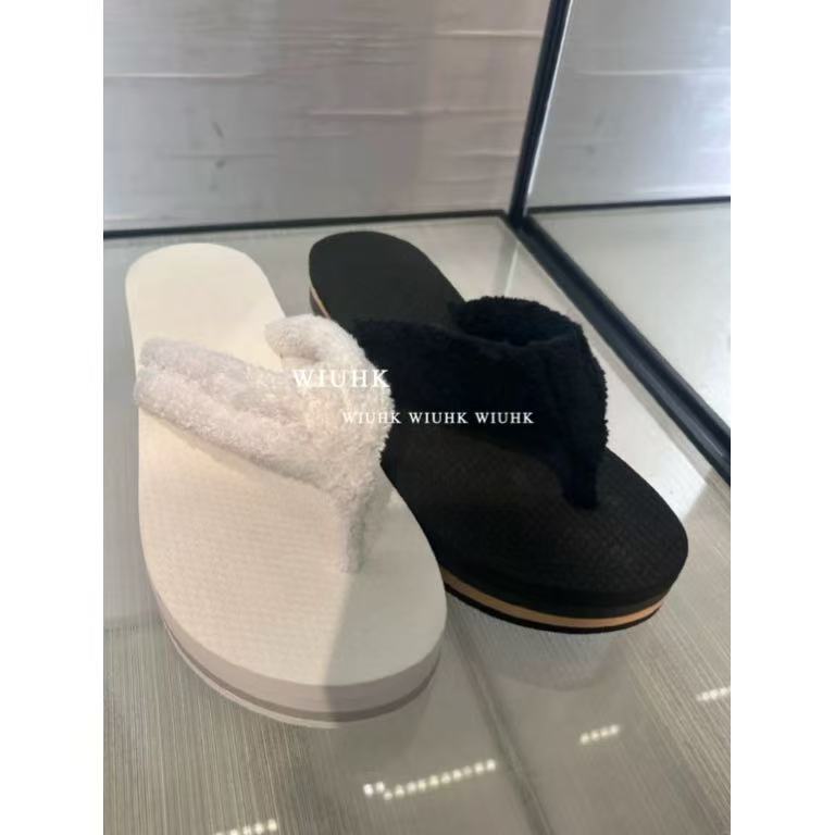 Wiuhk 2025 New Style Small Fragrant Thick-Soled Heightening Flip-Flops for Women to Wear Casual Versatile Sandals