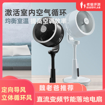 Factory delivery-Dad evaluation DC frequency conversion floor electric fan summer home remote control smart home appliance Loop Fan