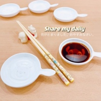 Outlet Cartoon Dijia Ceramics Soy Sauce Chopsticks Sauces Sauces Vinegar Dish Creative Cute Dumplings Butterfly Home Taste Sauces