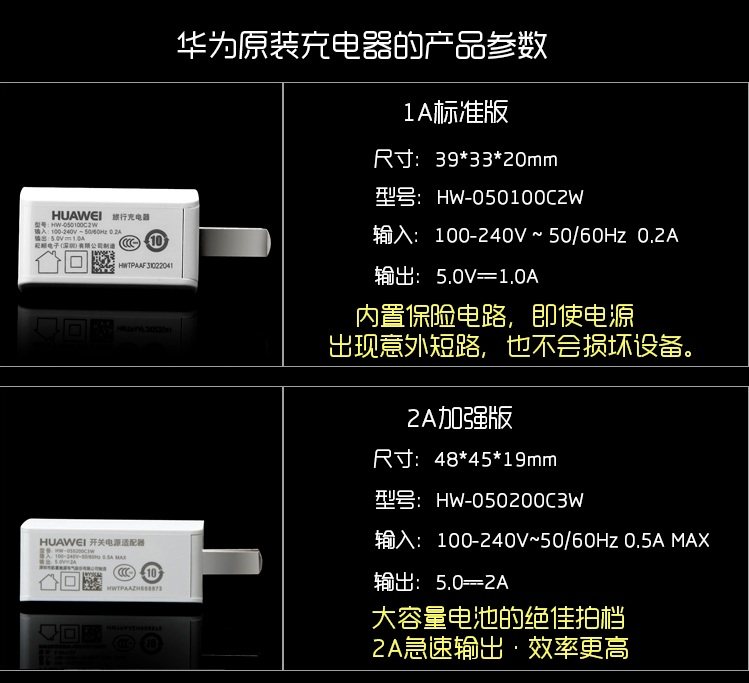 chargeur HUAWEI pour téléphones HUAWEI HUAWEI - Ref 1292766 Image 8