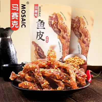 Mosaic sweet and spicy cod skin dry 150g seafood red snacks cooked kai dai ji shi xiang la cui snacks