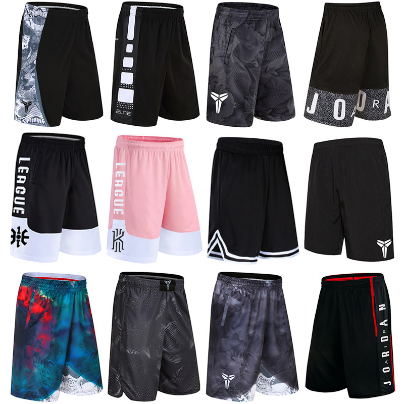 Basketball pants Men's American loose over-the-knee five-point beach quick-drying running fitness training pants Sports shorts women's summer