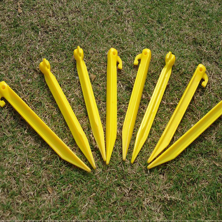 Outdoor canopy tent accessories thickened extended triangle plastic fixed beach ultra-light 23CM hook campsite nails