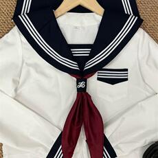 jk制服加工定制 夏季日系绀三本jk制服水手服校供感学院风甜美短袖上衣百褶裙套装