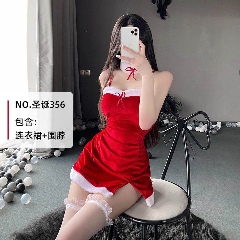 jk制服加工定制 圣诞节服装成人女小麋鹿圣诞节日派对装扮圣诞老人套装cos舞台服