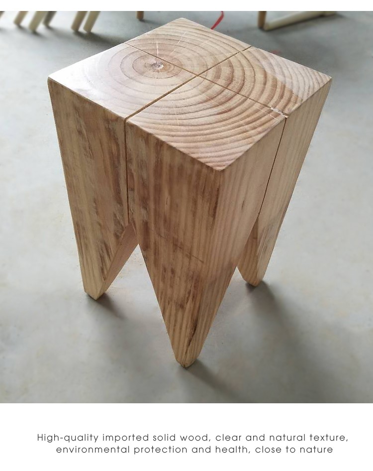 Gỗ sáng tạo khối gỗ khối cá tính bên cạnh giường ngủ bàn sofa đơn giản góc vài bàn cà phê nhỏ gỗ cọc gốc khắc phân - Các món ăn khao khát gốc Gốc cây làm bàn
