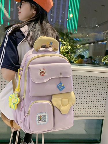 Вместительный и большой школьный рюкзак, свежая небольшая сумка, Гонконг