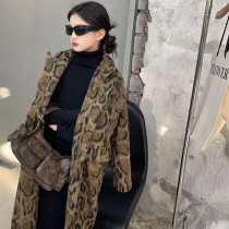 Girls Autumn and Winter Fashionable Street Wool Coat 2023 New Medium and Large Childrens Korean Style Fashionable BAO WEN Lazy Woolen Coat