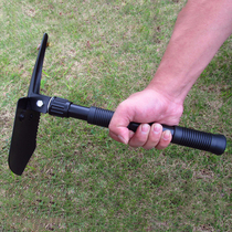 Shovel folding multifunctional military shovel bing gong chan manganese steel car in Germany fishing outdoor small shovel