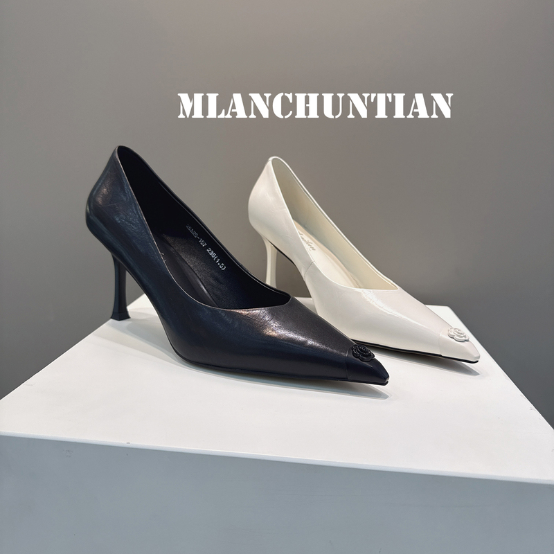 Light Mature Style Pointed Toe Shoes for Women 2026 Spring New Stiletto High Heels Commuting Workplace Elegant Women's Shoes