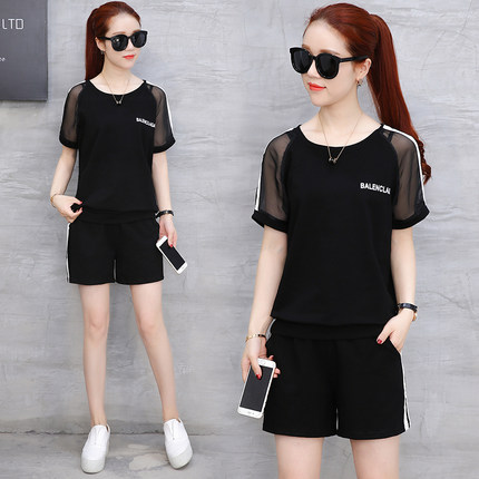 夏季套装女春装时尚2018新款休闲运动服韩版