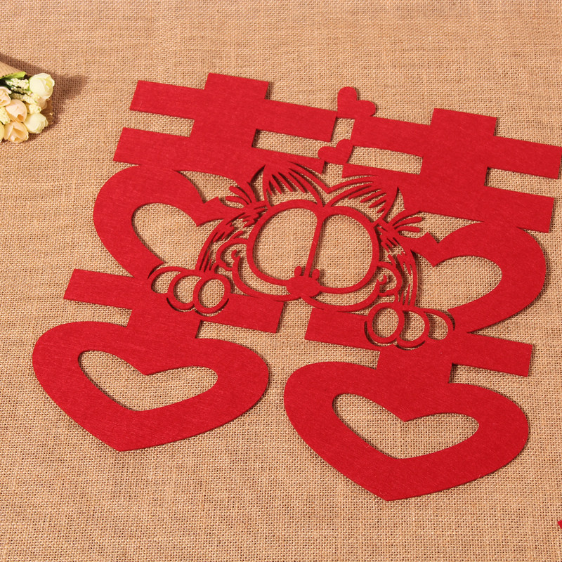 Wedding Celebration Wedding with wedding arrangement Wedding House Door Sticker Creative Supplies Happy Words Wedding happy words Stickler Wall Sticker cut paper