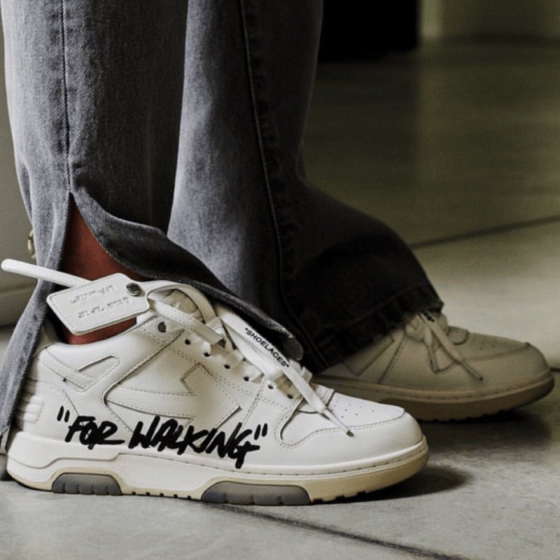 Trendy Brand Shoes Summer Tf Same Style Color-Blocked Arrow Sneakers Men's Casual Versatile Thick-Soled Graffiti White Shoes Women