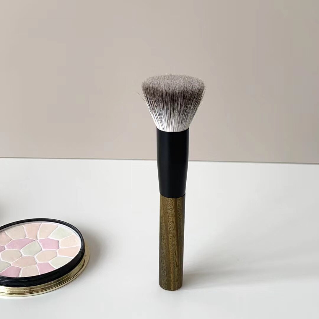 Green Sandalwood Snowfox Hairy Flat Flour Cake Brushed Pear Wood Fine Light Frontal Wool Flat Flour Cake Brushed Dresser Dresser