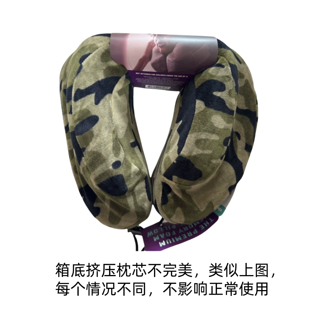 Камуфляжная дорожная подушка для шеи, подушка для полета на самолете, США
