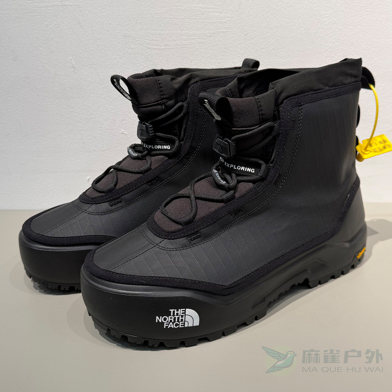 26 New Autumn and Winter Models of Thenorthface, the Same Style for Men and Women, Wear-Resistant, Waterproof, and Grippy Mid-Top Snow Boots 8D9F