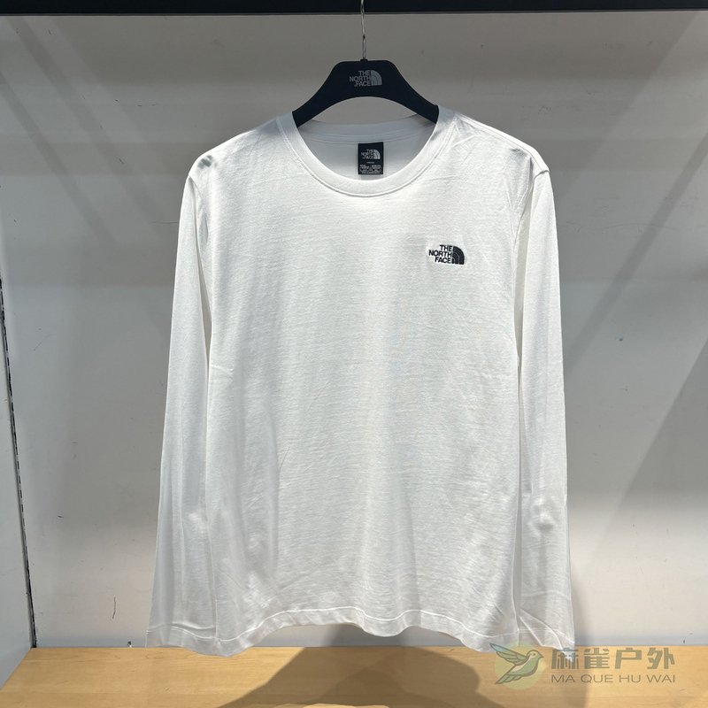 26 Spring/Summer New the North Face Outdoor Unisex Casual Pure Cotton Crew Neck Long Sleeve T-Shirt 8Gx5