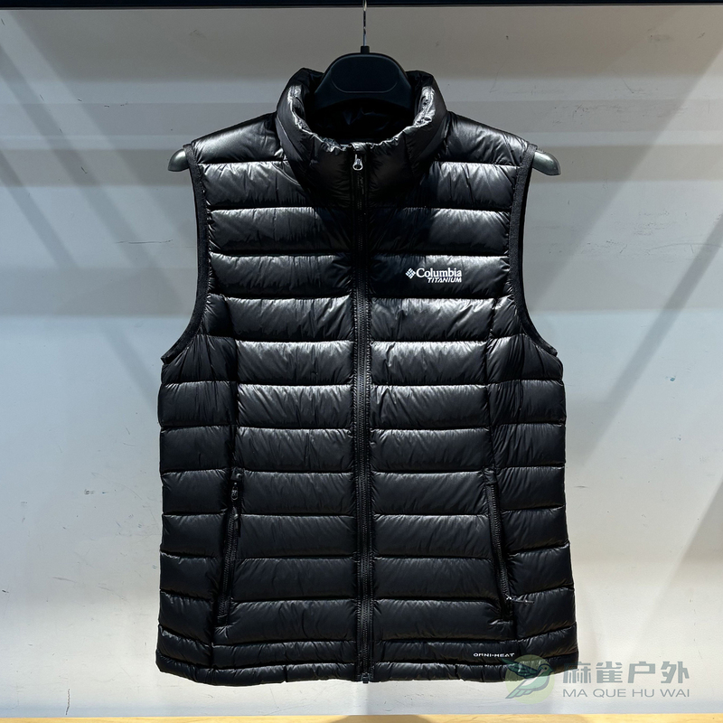 Autumn and Winter Colombian Outdoor Women's Titanium Thermal Water-Repellent Goose down 700 Fill down Vest Wk4588