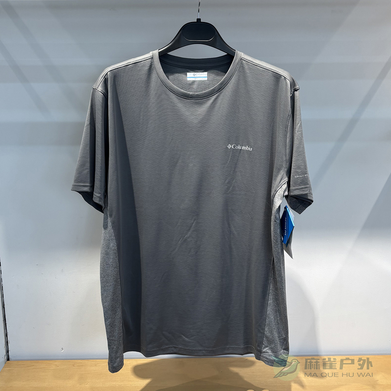 Spring and Summer Columbia Outdoor Short-Sleeved Men's Casual Breathable Quick-Drying Round-Neck T-Shirt Ae0809