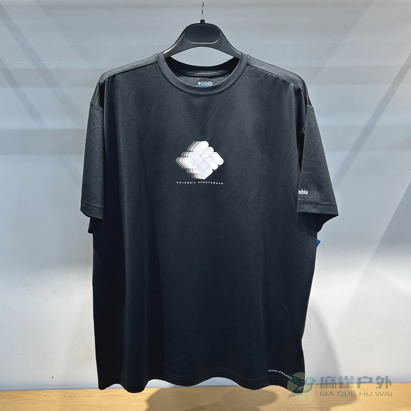 Spring and Summer New Columbia Outdoor Men's Quick-Drying Moisture-Absorbing Breathable Short-Sleeved T-Shirt | Ae9642