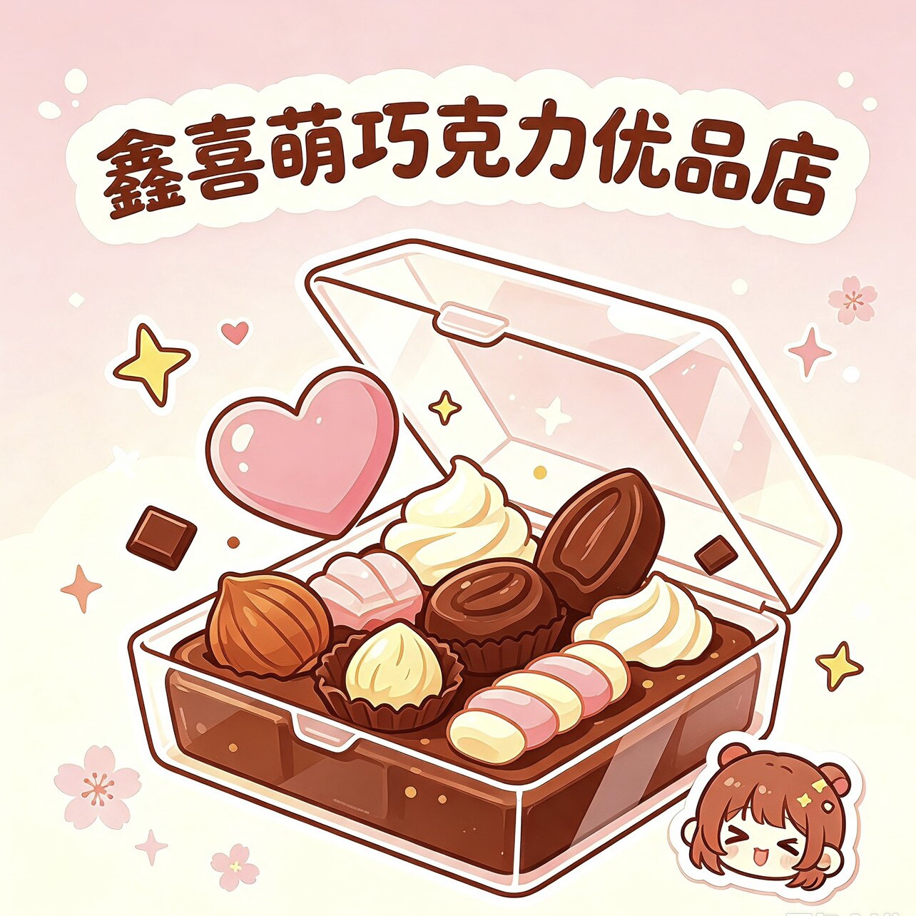鑫喜萌巧克力优品店的LOGO