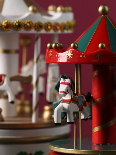 Крутящаяся детская музыкальная шкатулка, деревянный настольный поезд, декор, подарок на день рождения