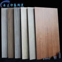 Wood grain tiles 600x1200 living room bedroom non-slip floor tiles fishbone pattern imitation solid wood tiles restaurant gray antique tiles