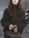 2025 Winter Retro Style Coffee Color Turtleneck Long Sleeve Sweater Pullover Korean Style Versatile Tops Plus Size Women's Clothes for Fat MM
