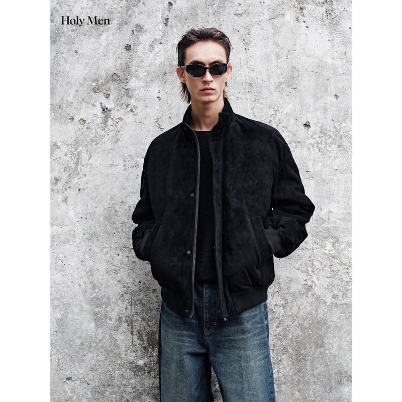 Holymen |    Spanish Imported Short-Haired Mixed Sheepskin and Goose down Jacket