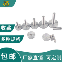 Stainless steel m6 m8 single head solid mirror nail solid decorative nail glass fixing nail screw solid acrylic plate