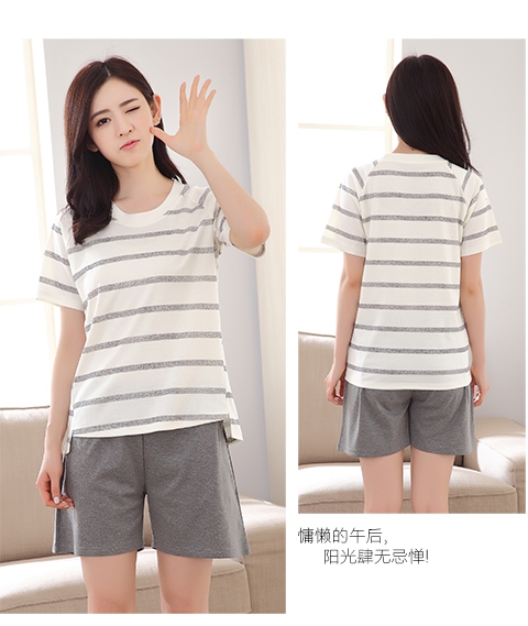 Đặc biệt hàng ngày đồ ngủ phụ nữ cotton mùa hè tay ngắn kích thước lớn phụ nữ cotton phim hoạt hình lỏng lẻo vest nhà dịch vụ phù hợp đồ bộ mặc nhà pijama