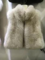 Áo da lông cáo toàn bộ lông cáo nữ dài phần 2019 mùa đông mới lông cáo lông cỏ áo vest nữ - Faux Fur áo da lộn lót lông