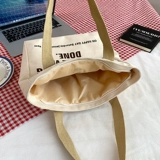 Шоппер, портативная универсальная вместительная и большая сумка на одно плечо, в корейском стиле