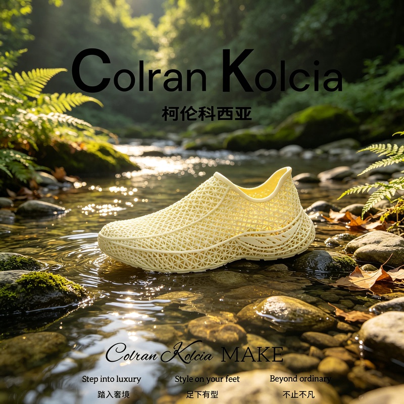 【Outdoor Lightweight Footwear】Colrankolcia2026 Summer 3D Printed Clog Shoes Men's Beach and River Sandals