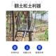 The magic tool for turning the ground and loosen the soil to clear the soil and dig the soil, ginger, garlic, green onion, peanut fork, dig manure, planting vegetables, steel fork, agricultural tools, four-tooth fork