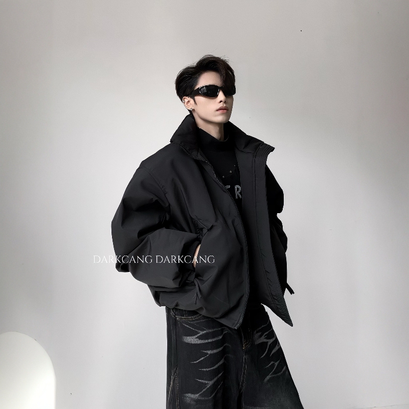 Heican Society/Light Luxury 90% White Duck down Jacket for Men, Winter Warm Thickened Cleanfit Jacket Cotton Coat