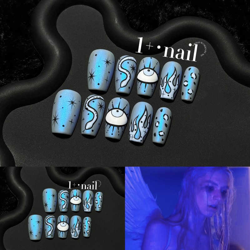 1+Nail 【Visual】·Hand-Painted Y2K Aurora Hot Girl Summer Nail Art 1+Nail 【Visual】·Hand-Painted Y2K Aurora Hot Girl Summer Nail Art