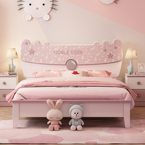 Child Bed Princess Bed Girl Bedroom Suit Bed Small Deer Bambi Ratio 1 2m1 5 m Teen Single Bed Child Bed