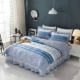 Bông giường bông váy một gia đình bốn giường dày giường chăn bông phim hoạt hình bedspread đặt 1.5m1.8m2 mét - Váy Petti